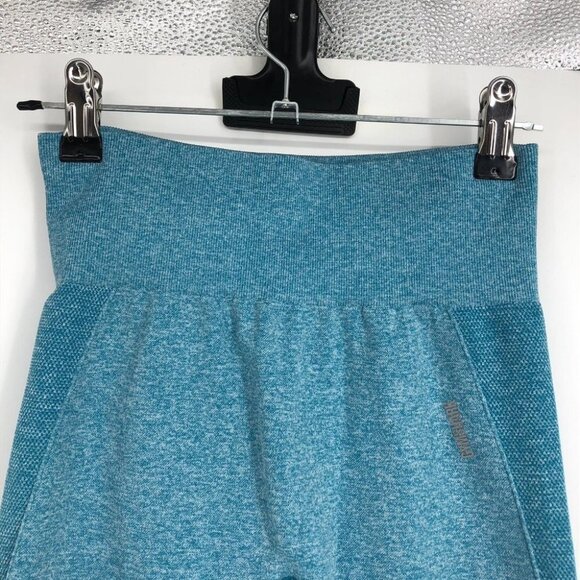 Gymshark blue  marled high waist flex workout leggings size ~S - Picture 14 of 16
